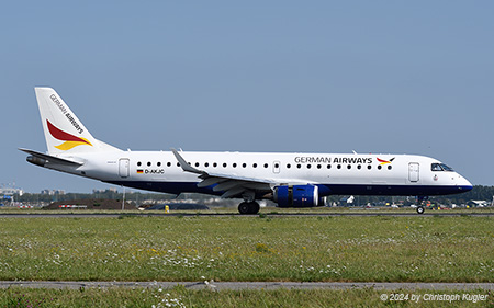Embraer ERJ-190SR | D-AKJC | German Airways | AMSTERDAM-SCHIPHOL (EHAM/AMS) 28.08.2024