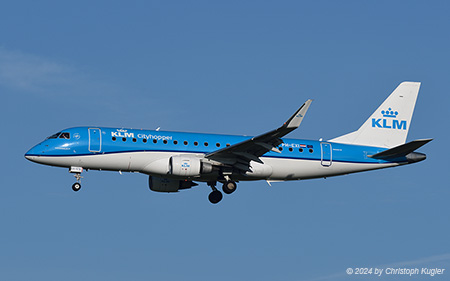 Embraer ERJ-175STD | PH-EXI | KLM Cityhopper | AMSTERDAM-SCHIPHOL (EHAM/AMS) 28.08.2024