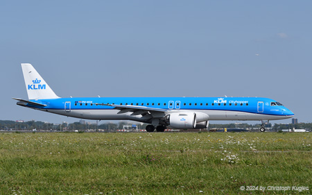 Embraer ERJ-195-E2 | PH-NXH | KLM Cityhopper | AMSTERDAM-SCHIPHOL (EHAM/AMS) 28.08.2024