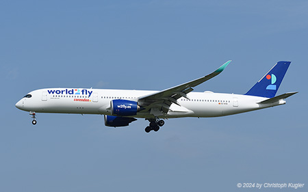 Airbus A350-941 | EC-NTB | World2Fly  |  This Airbus A350-941 is seen here operating on behalf of Corendon Dutch Airlines and is seen here arriving as flight CD598 from Willemstad | AMSTERDAM-SCHIPHOL (EHAM/AMS) 29.08.2024