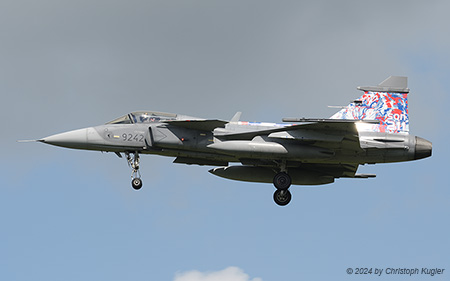 JAS-39C Gripen | 9242 | Czech Air Force | SCHLESWIG-JAGEL (ETNS/---) 05.06.2024