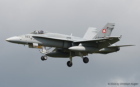 McDonnell Douglas F/A-18C Hornet | J-5023 | Swiss Air Force | SCHLESWIG-JAGEL (ETNS/---) 05.06.2024