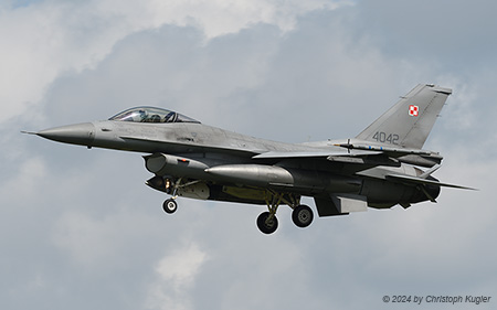 Lockheed Martin F-16C | 4042 | Polish Air Force | SCHLESWIG-JAGEL (ETNS/---) 05.06.2024
