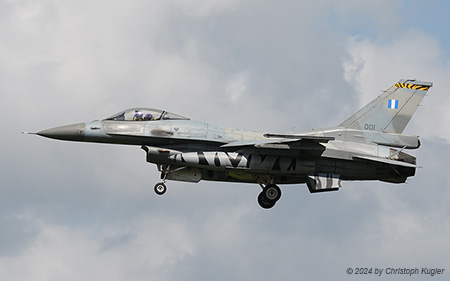 General Dynamics F-16C | 001 | Greek Air Force | SCHLESWIG-JAGEL (ETNS/---) 05.06.2024