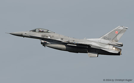 General Dynamics F-16C | 4040 | Polish Air Force | SCHLESWIG-JAGEL (ETNS/---) 07.06.2024
