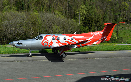 Pilatus PC-12/47 | M-NGSN | private | BUOCHS (LSZC/BXO) 11.04.2024