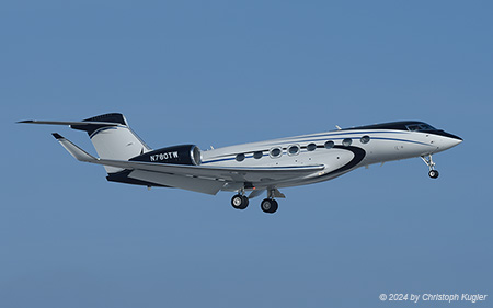Gulfstream G650ER | N780TW | untitled (IBM Corporation) | Z&UUML;RICH (LSZH/ZRH) 14.01.2024