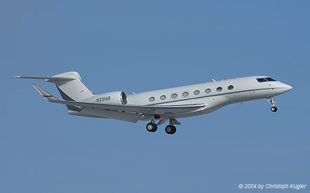 Gulfstream G650ER | N331AB | untitled  |  based in Nigeria | Z&UUML;RICH (LSZH/ZRH) 14.01.2024