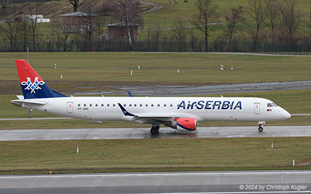 Embraer ERJ-195LR | OY-GDC | Air Serbia | Z&UUML;RICH (LSZH/ZRH) 18.01.2024