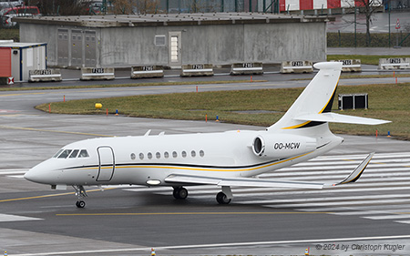 Dassault Falcon 2000S | OO-MCW | untitled (Flying Service) | Z&UUML;RICH (LSZH/ZRH) 18.01.2024