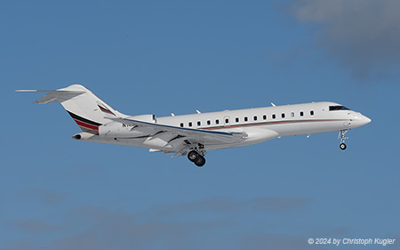 Bombardier BD.700 Global 6000 | N142QS | untitled (Netjets Aviation) | Z&UUML;RICH (LSZH/ZRH) 19.01.2024