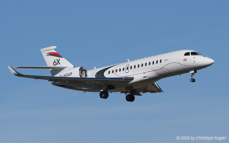 Dassault Falcon 6X | F-HSUP | untitled (Dassault Aviation) | Z&UUML;RICH (LSZH/ZRH) 03.02.2024