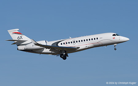 Dassault Falcon 6X | F-HSUP | untitled (Dassault Aviation) | Z&UUML;RICH (LSZH/ZRH) 03.02.2024