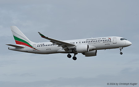 Airbus A220-300 | LZ-ROM | Bulgaria Air | Z&UUML;RICH (LSZH/ZRH) 16.02.2024