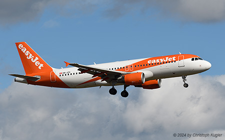 Airbus A320-214 | HB-JZX | EasyJet Switzerland  |  Arriving from London Stansted. This is the sole flight to Zurich which is operated by easyJet Switzerland | Z&UUML;RICH (LSZH/ZRH) 24.02.2024