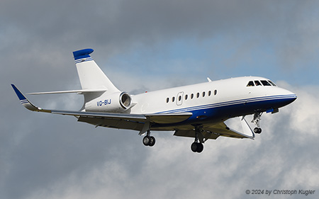 Dassault Falcon 2000LX | VQ-BIJ | untitled  |  This Falcon 2000LX was supposed to fly to Samedan, but the airport there was weathered in. Therefore it diverted to Zurich | Z&UUML;RICH (LSZH/ZRH) 24.02.2024