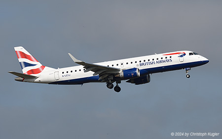 Embraer ERJ-190SR | G-LCYJ | BA CityFlyer | Z&UUML;RICH (LSZH/ZRH) 08.03.2024
