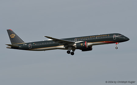 Embraer ERJ-195-E2 | JY-REA | Royal Jordanian Airlines | Z&UUML;RICH (LSZH/ZRH) 20.03.2024