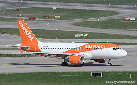 Airbus A319-111 | G-EZDA | easyJet Airline | Z&UUML;RICH (LSZH/ZRH) 22.03.2024