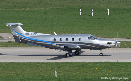 Pilatus PC-12/47E | HB-FZC | untitled (Albinati Aeronautics) | Z&UUML;RICH (LSZH/ZRH) 22.03.2024