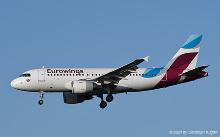 Airbus A319-112 | D-ABGJ | Eurowings | Z&UUML;RICH (LSZH/ZRH) 11.04.2024