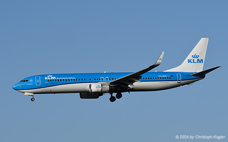 Boeing 737-9K2 | PH-BXS | KLM Royal Dutch Airlines | Z&UUML;RICH (LSZH/ZRH) 11.04.2024