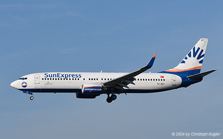 Boeing 737-8Z9 | TC-SOT | SunExpress | Z&UUML;RICH (LSZH/ZRH) 12.04.2024