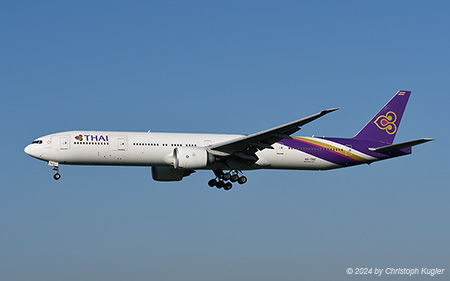 Boeing 777-3ALER | HS-TKQ | Thai Airways International | Z&UUML;RICH (LSZH/ZRH) 10.05.2024