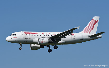 Airbus A319-114 | TS-IMO | Tunisair | Z&UUML;RICH (LSZH/ZRH) 11.05.2024