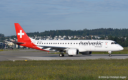 Embraer ERJ-190STD | HB-JVX | Helvetic Airways | Z&UUML;RICH (LSZH/ZRH) 18.05.2024