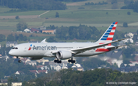 Boeing 787-8 | N880BJ | American Airlines | Z&UUML;RICH (LSZH/ZRH) 13.06.2024