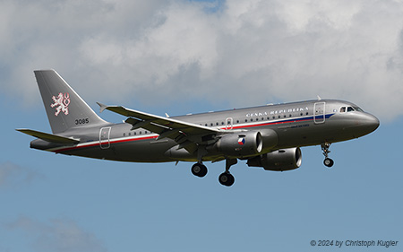 Airbus ACJ319-115X | 3085 | Czech Air Force | Z&UUML;RICH (LSZH/ZRH) 15.06.2024