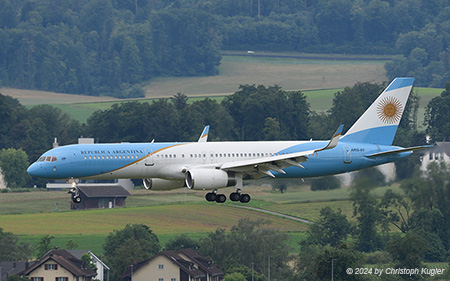 Boeing 757-256 | ARG-01 | Government of Argentina | Z&UUML;RICH (LSZH/ZRH) 15.06.2024