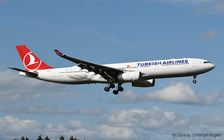 Airbus A330-343E | TC-LOB | Turkish Airlines | Z&UUML;RICH (LSZH/ZRH) 15.06.2024