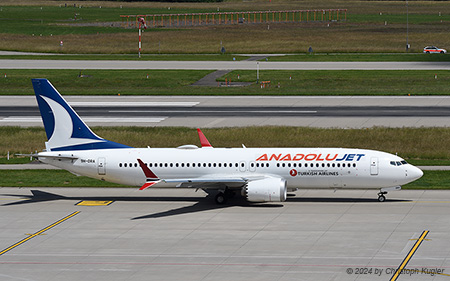Boeing 737 MAX 8 | 9H-DRA | AJet | Z&UUML;RICH (LSZH/ZRH) 16.06.2024