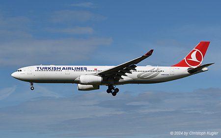 Airbus A330-343E | TC-JNK | Turkish Airlines | Z&UUML;RICH (LSZH/ZRH) 17.06.2024
