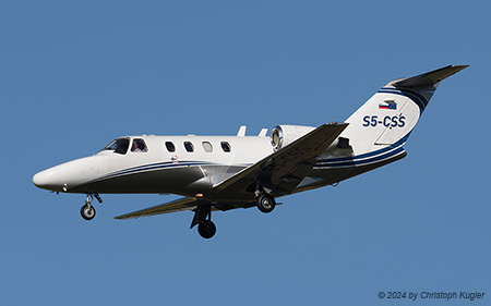 Cessna 525 CitationJet CJ1 | S5-CSS | untitled | Z&UUML;RICH (LSZH/ZRH) 05.07.2024