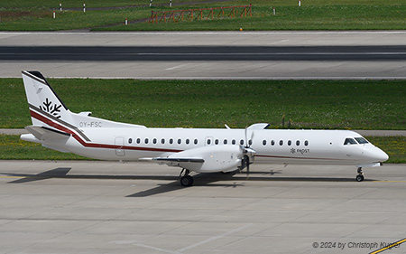 SAAB 2000 | OY-FSC | Frost Air | Z&UUML;RICH (LSZH/ZRH) 11.07.2024