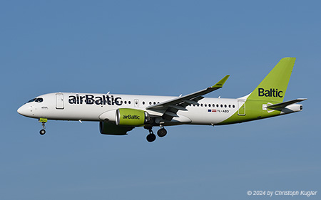 Airbus A220-300 | YL-ABD | Air Baltic | Z&UUML;RICH (LSZH/ZRH) 18.07.2024