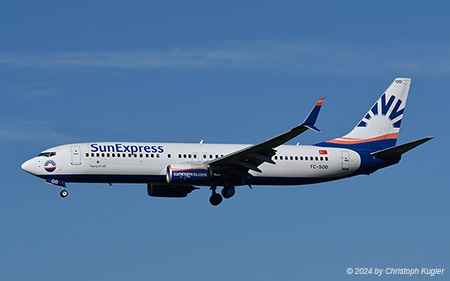 Boeing 737-800 | TC-SOD | SunExpress | Z&UUML;RICH (LSZH/ZRH) 09.08.2024