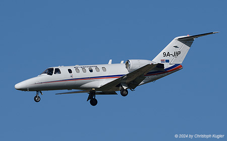 Cessna 525A CitationJet CJ2+ | 9A-JIP | untitled (Air Pannonia) | Z&UUML;RICH (LSZH/ZRH) 09.08.2024