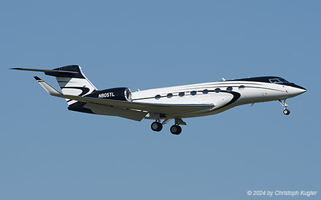 Gulfstream G650ER | N805TL | untitled (Executive Jet Management) | Z&UUML;RICH (LSZH/ZRH) 20.09.2024