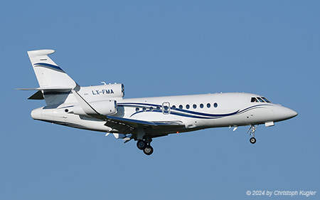 Dassault Falcon 900LX | LX-FMA | untitled (Flying Group Luxembourg) | Z&UUML;RICH (LSZH/ZRH) 21.09.2024