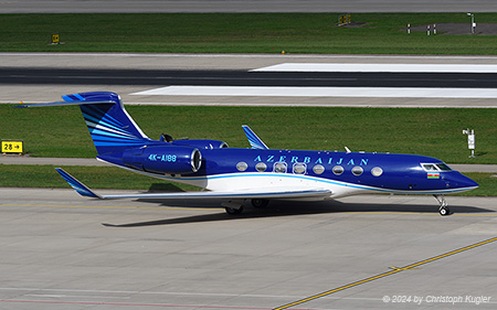 Gulfstream G650 | 4K-AI88 | Government of Azerbaijan | Z&UUML;RICH (LSZH/ZRH) 11.10.2024
