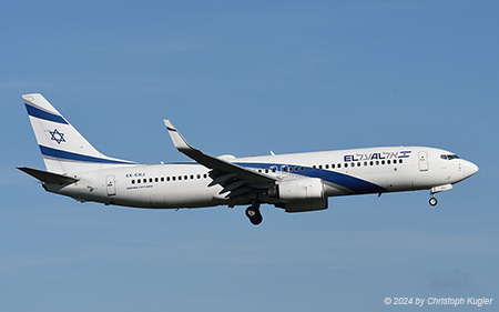 Boeing 737-85P | 4X-EKJ | El Al Israel Airlines | Z&UUML;RICH (LSZH/ZRH) 15.11.2024