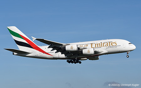 Airbus A380-861 | A6-EEK | Emirates Airline | Z&UUML;RICH (LSZH/ZRH) 15.11.2024