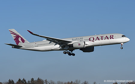 Airbus A350-941 | A7-ALD | Qatar Airways | Z&UUML;RICH (LSZH/ZRH) 16.11.2024
