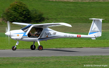 Pipistrel Velis Electro | HB-SYQ | private  |  This Pipistrel Velis Electro is my electric-powered aircraft in my collection. | LANGENTHAL BLEIENBACH (LSPL/---) 07.09.2025
