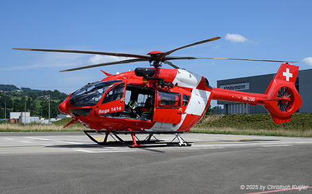 Airbus Helicopters H145 D3 | HB-ZQO | Swiss Air Ambulance  |  This Airbus Helicopters H145 D3 is parked at St. Gallen Winkeln as RGA7 | ST. GALLEN WINKELN (LSXO/---) 07.08.2025