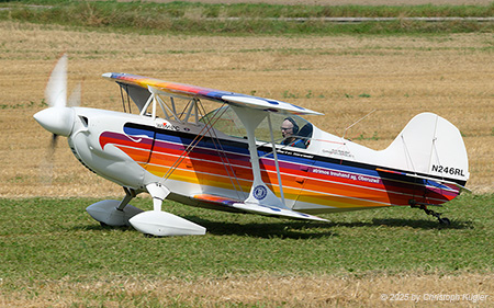 Christen Eagle | N246RL | private  |  This Christian Eagle belongs since 2008 to Martin Sennwald and is based at Mollis. | HAGENBUCH (LSXX/---) 15.08.2025